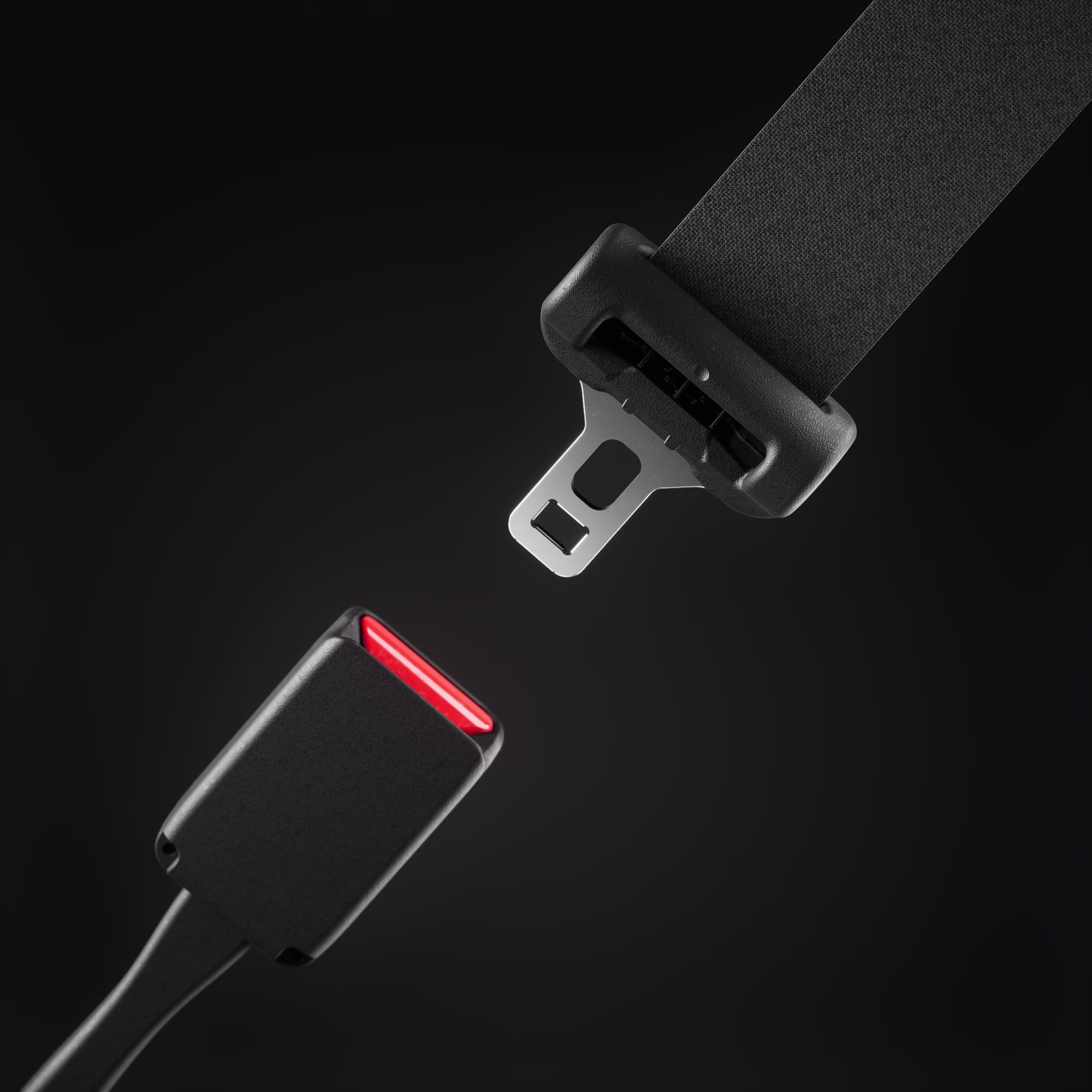 Unbuckled seatbelt